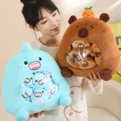 Kawaii Therapy Cute Stuffed Animals | Capybara<A Bag of Capybara Shark Plush Dolls – Special Edition