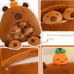 Kawaii Therapy Cute Stuffed Animals | Capybara<A Bag of Capybara Shark Plush Dolls – Special Edition
