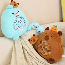 Kawaii Therapy Cute Stuffed Animals | Capybara<A Bag of Capybara Shark Plush Dolls – Special Edition