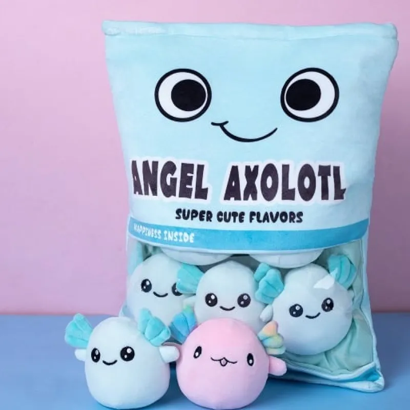 Kawaii Therapy Mini Stuffed Animals | Cute Stuffed Animals<A Bag of Kawaii Axolotl Plush Dolls – Special Edition