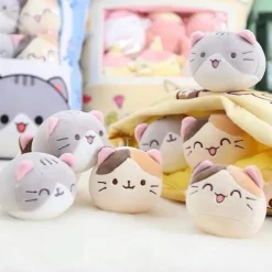 Kawaii Therapy Mini Stuffed Animals | Cute Stuffed Animals<A Bag of Kawaii Neko Cat Pudding Dolls