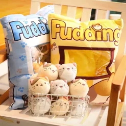 Kawaii Therapy Mini Stuffed Animals | Cute Stuffed Animals<A Bag of Kawaii Neko Cat Pudding Dolls