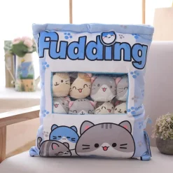 Kawaii Therapy Mini Stuffed Animals | Cute Stuffed Animals<A Bag of Kawaii Neko Cat Pudding Dolls