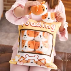 Kawaii Therapy Mini Stuffed Animals | Cute Stuffed Animals<A Bag of Kawaii Shiba Inu Pudding Plushies