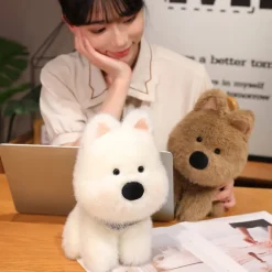 Kawaii Therapy Cute Stuffed Animals<Kawaii Adorable Fluffy Terrier Plush (30cm) – Limited Edition