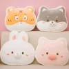 Kawaii Therapy Cute Stuffed Animals | Pillows<Kawaii Adorable Husky Bunny Animal Pillow