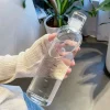 Kawaii Therapy Bottles<Kawaii Aesthetic Plastic Water Bottle (500ml)