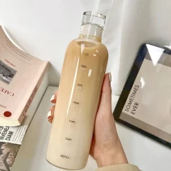 Kawaii Therapy Bottles<Kawaii Aesthetic Plastic Water Bottle (500ml)