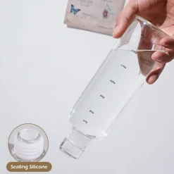 Kawaii Therapy Bottles<Kawaii Aesthetic Plastic Water Bottle (500ml)