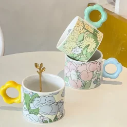 Kawaii Therapy Bottles<Kawaii Aesthetic Tulip Ceramic Cup – Limited Edition