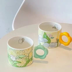 Kawaii Therapy Bottles<Kawaii Aesthetic Tulip Ceramic Cup – Limited Edition