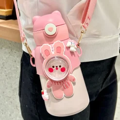 Kawaii Therapy Bottles<Kawaii Animal Style Pastel Thermos Bottle (520ml) – Limited Edition
