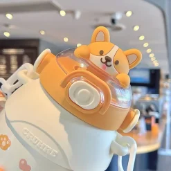 Kawaii Therapy Bottles<Kawaii Animal Style Thermal Straw Bottle – Limited Edition
