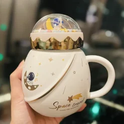 Kawaii Therapy Bottles<Kawaii Astronaut Series Ceramic Cup – Limited Edition