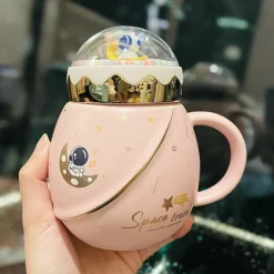 Kawaii Therapy Bottles<Kawaii Astronaut Series Ceramic Cup – Limited Edition