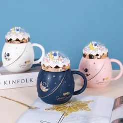 Kawaii Therapy Bottles<Kawaii Astronaut Series Ceramic Cup – Limited Edition