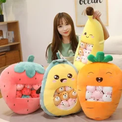 Kawaii Therapy Mini Stuffed Animals | Fruit<Kawaii Bag of Fruit Stuffed Plush Dolls – Limited Edition