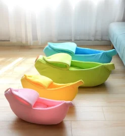 Kawaii Therapy Cat House<Kawaii Banana Soft Cushion Cat Bed – Limited Edition