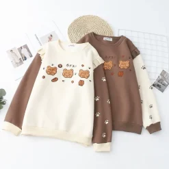 Kawaii Therapy Clothing<Kawaii Bear Biscuit Harajuku Sweater – Special Edition