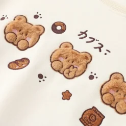 Kawaii Therapy Clothing<Kawaii Bear Biscuit Harajuku Sweater – Special Edition