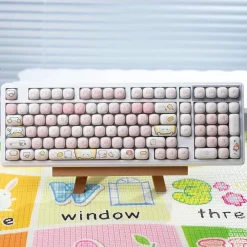 Kawaii Therapy Keyboards & Keycaps<Kawaii Bear Bread Party Mog Profile Keycaps (140 keys)