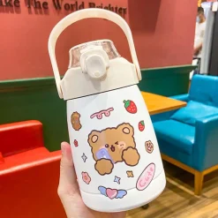 Kawaii Therapy Bottles<Kawaii Bear Bunny Sticker Style Bottle (1000ml)