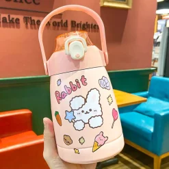 Kawaii Therapy Bottles<Kawaii Bear Bunny Sticker Style Bottle (1000ml)