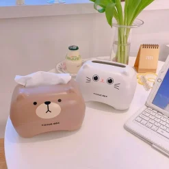 Kawaii Therapy Tissue Box<Kawaii Bear Cat Style Tissue Box – Limited Edition