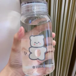 Kawaii Therapy Bottles<Kawaii Bear Glass Bottle (450ml) – Limited Edition