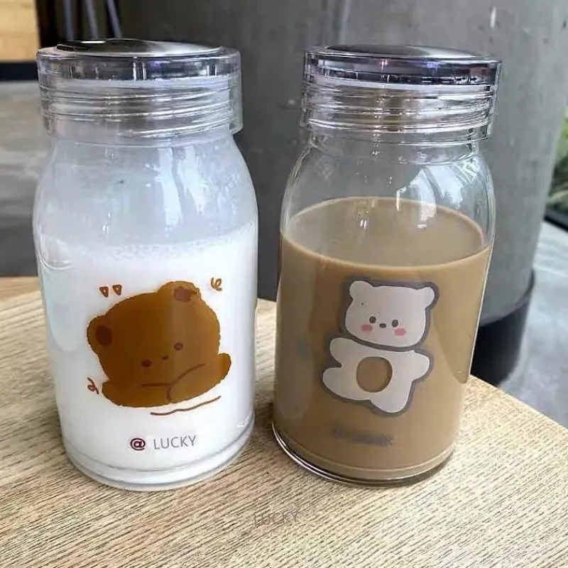 Kawaii Therapy Bottles<Kawaii Bear Glass Bottle (450ml) – Limited Edition