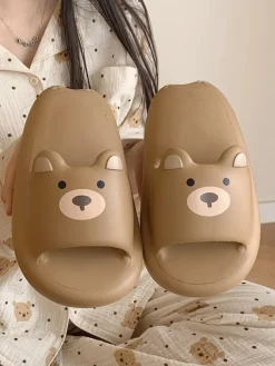 Kawaii Therapy Slippers<Kawaii Bear Pastel Home Slippers – Limited Edition