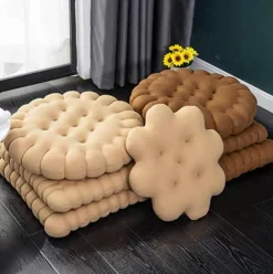 Kawaii Therapy Seat Cushions | Pillows<Kawaii Biscuit Cushion Pillow – Limited Edition