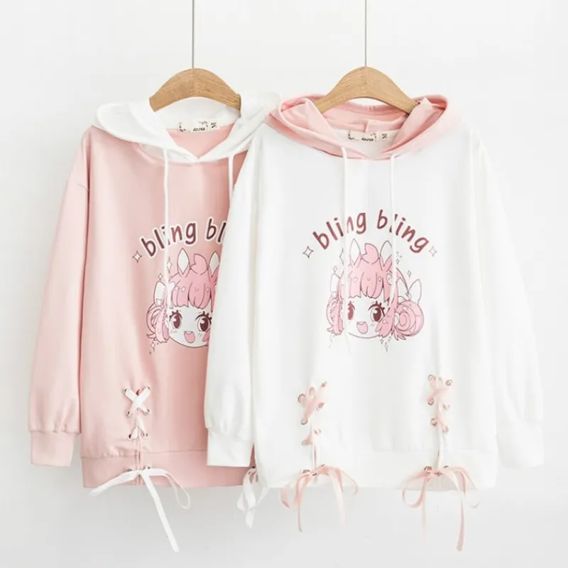 Kawaii Therapy Clothing<Kawaii Bling Bling Harajuku Hoodie