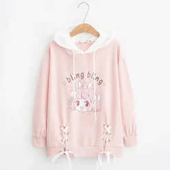 Kawaii Therapy Clothing<Kawaii Bling Bling Harajuku Hoodie
