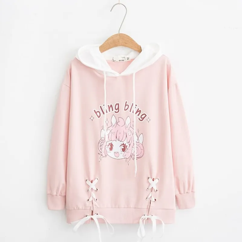 Kawaii Therapy Clothing<Kawaii Bling Bling Harajuku Hoodie