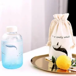Kawaii Therapy Bottles<Kawaii Blue Whale Glass Bottle (600ml)