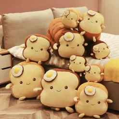 Kawaii Therapy Bread<Kawaii Bread Toast Egg Plush – Limited Edition