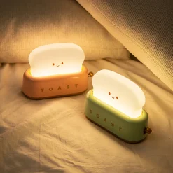 Kawaii Therapy Kawaii Lamps<Kawaii Bread Toast LED Night Lamp – Limited Edition