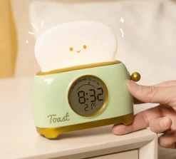 Kawaii Therapy Kawaii Lamps<Kawaii Bread Toast Retro Alarm Clock – Limited Edition