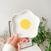 Kawaii Therapy Bottles<Kawaii Breakfast Egg Yolk Ceramic Plate Set