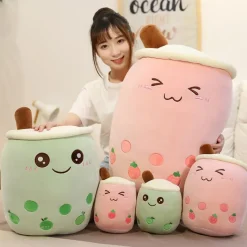 Kawaii Therapy Giant Stuffed Animals | Boba<Kawaii Bubble Milk Tea Plush XL (50cm)