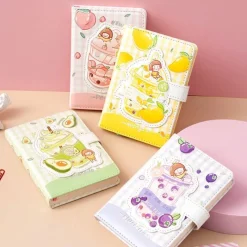 Kawaii Therapy Notebooks<Kawaii Bubble Tea Fruits Notebook Planner – Limited Edition