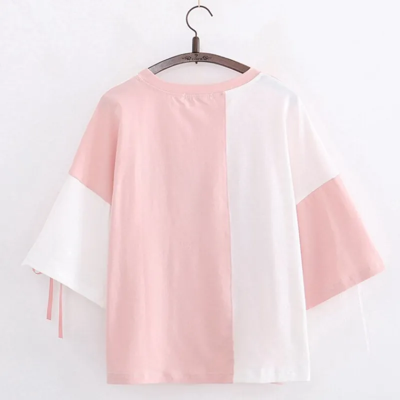 Kawaii Therapy Clothing<Kawaii Bunny Carrot Laced Harajuku Shirt