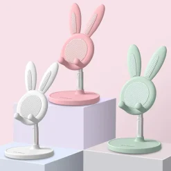 Kawaii Therapy Desk Accessories | Phonecase<Kawaii Bunny Ears Desk Phone Holder – Limited Edition
