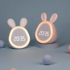 Kawaii Therapy Kawaii Lamps<Kawaii Bunny Ears USB Digital Alarm Clock – Limited Edition