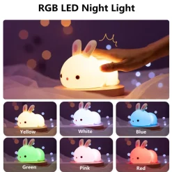 Kawaii Therapy Kawaii Lamps<Kawaii Bunny Ears USB Silicone Lamp – Limited Edition