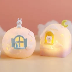 Kawaii Therapy Kawaii Lamps<Kawaii Bunny Moon House Galaxy Lamp – Special Edition