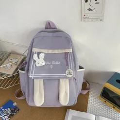 Kawaii Therapy School Backpacks | Japanese Style Backpacks<Kawaii Bunny Rabbit Harajuku Backpack – Limited Edition