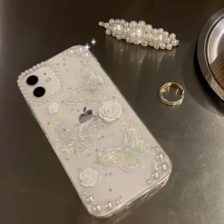 Kawaii Therapy Phonecase<Kawaii 3D Glitter Phone Case – Limited Edition