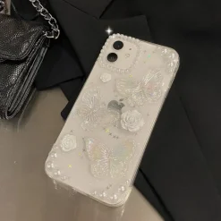 Kawaii Therapy Phonecase<Kawaii 3D Glitter Phone Case – Limited Edition